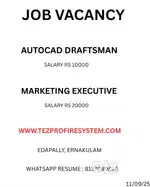 Fire fighting company required marketing executive & autocad draftsman