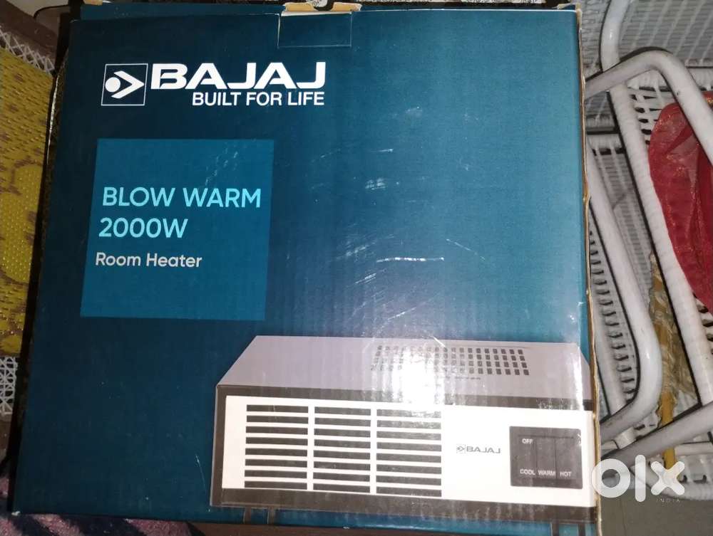 BAJAJ HEATER /BLOWER JUST 1 month old.