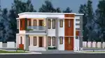 Urgent sale 10 cent place with 2 bath attached room foundation