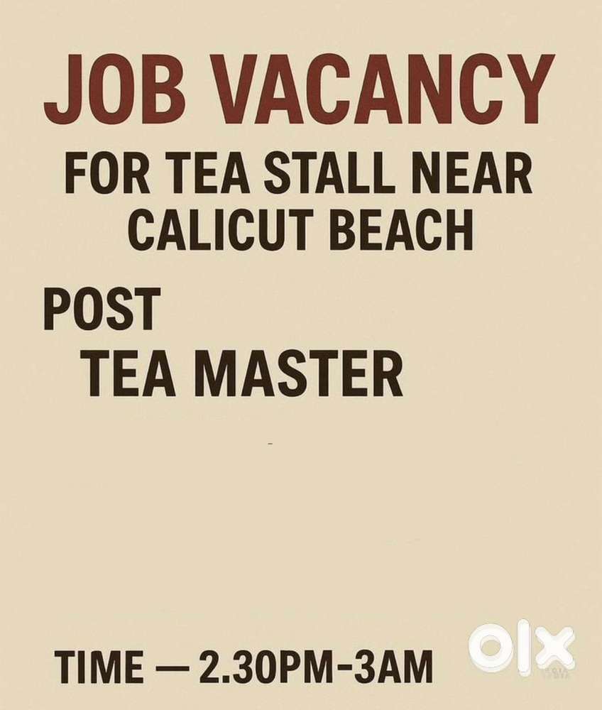 urgent  job vacancy