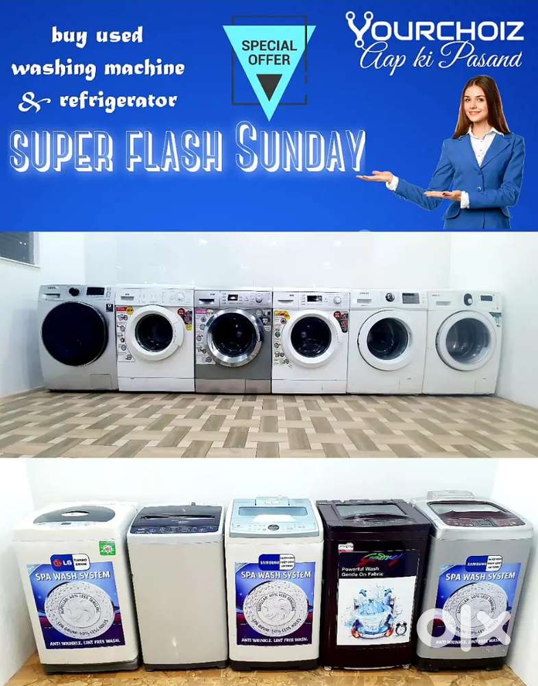 Used Washing Machine and Refrigerator Combo for Sale*