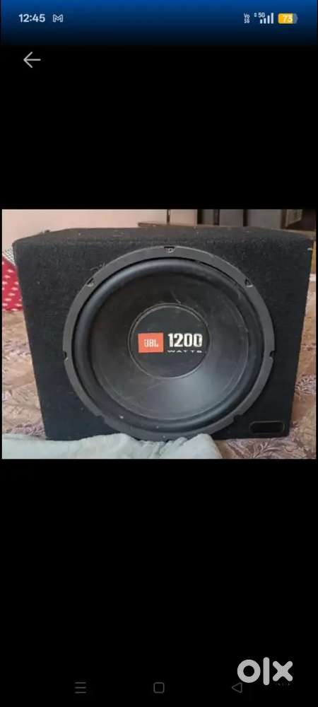 Want to sell woofer and amplifier