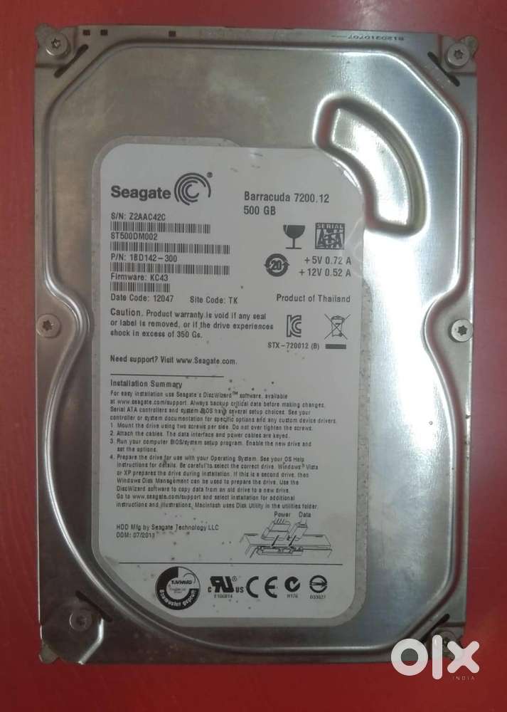 HARDISK SEAGATE 500 GB