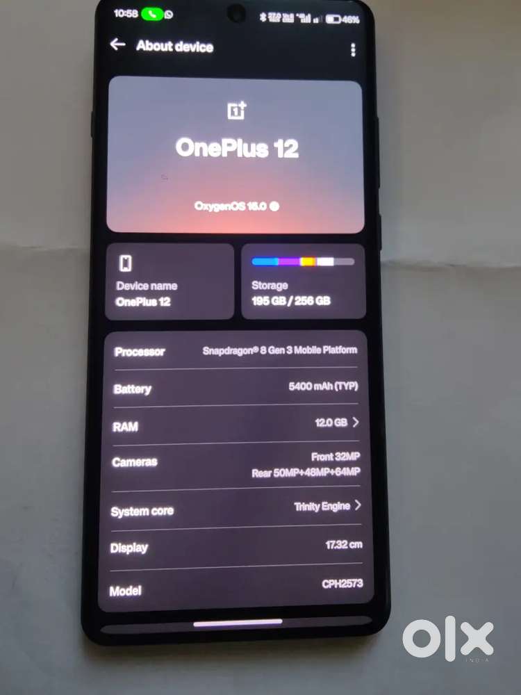 Oneplus 12 12GB 256GB full kit fixed price exange available