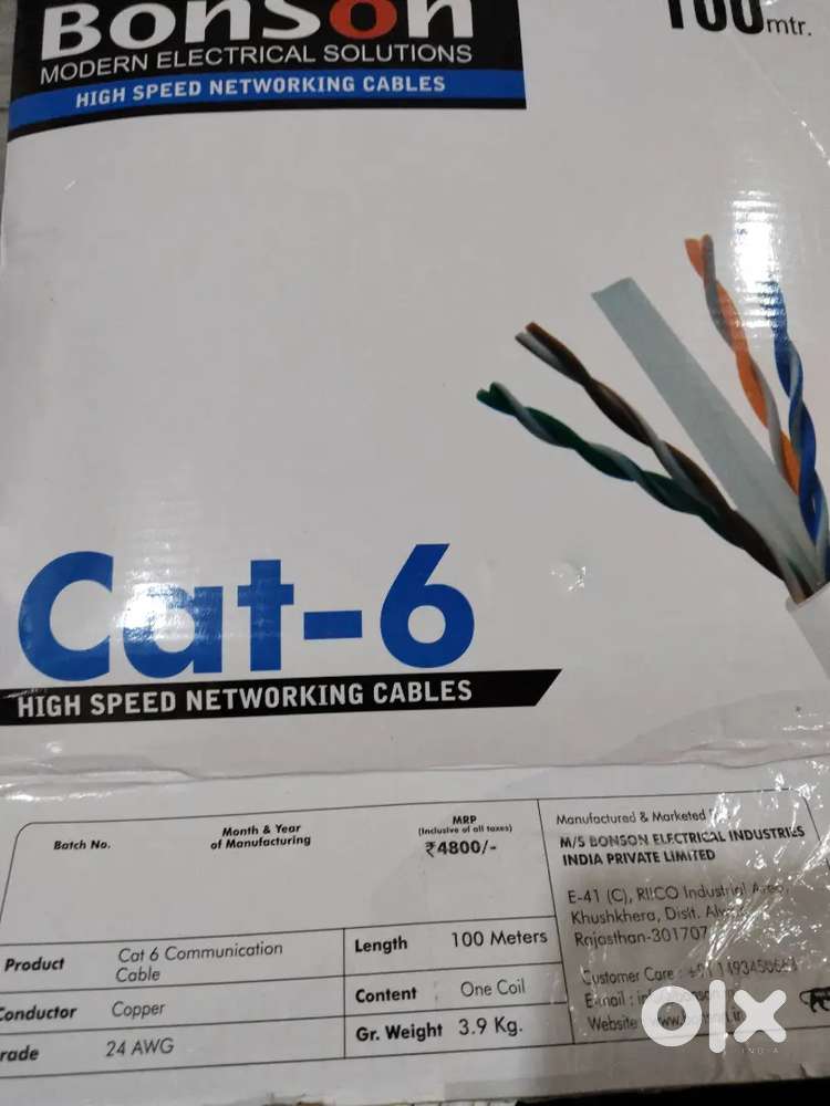Cat 6 100 meters