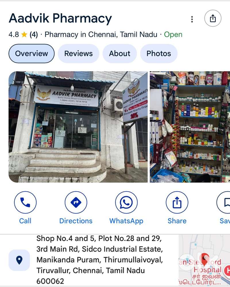 Counter sales person needed for Pharmacy