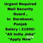 Mall Security Guard  Derabassi, Punjab - All India Candidates Welcome