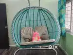 Double sitting swing