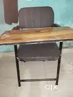 foldable study table cum chair
