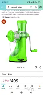 Hand Juicer for Making Fruit Juices