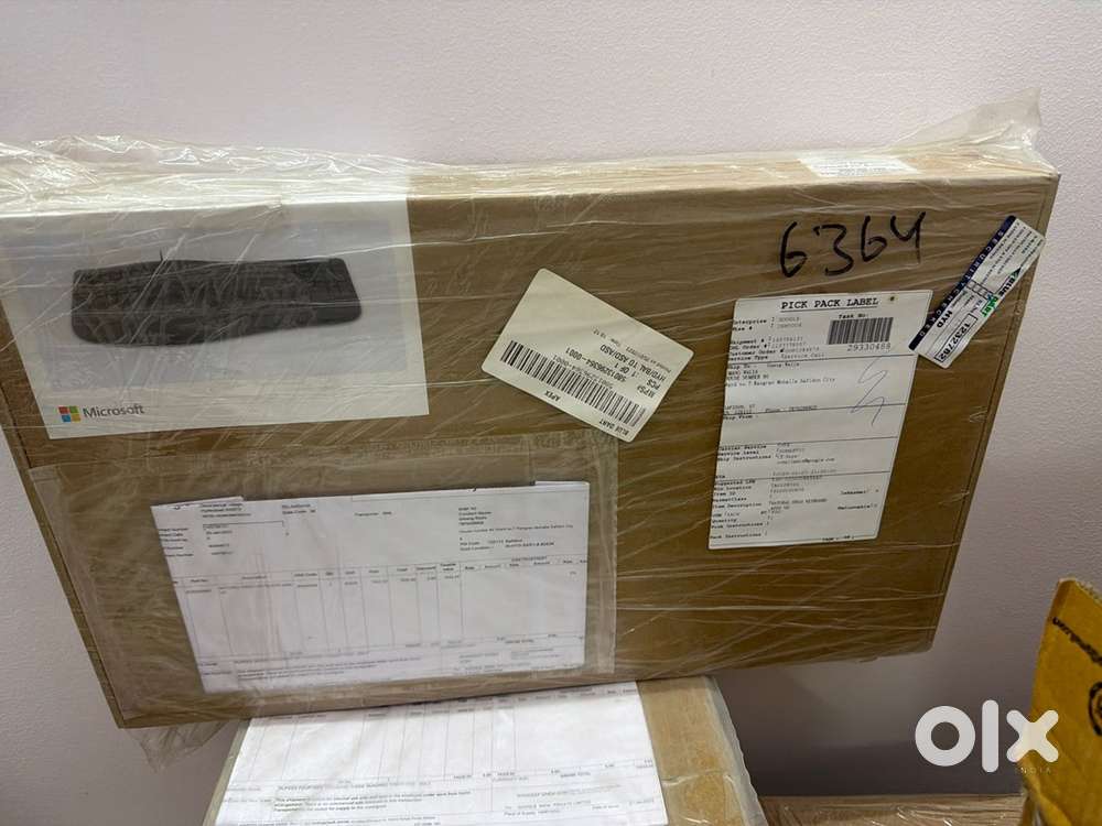 Monitor and keyboard