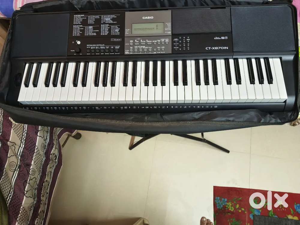 Casio CT-X870IN 61-Key Portable Keyboard, Black