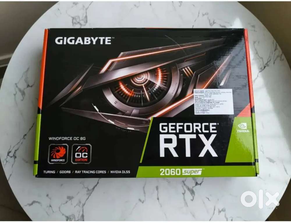 Gigabyte nvidia RTX 2060 super 8gb vram