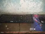 Keyboard, mouse, and mouse pad