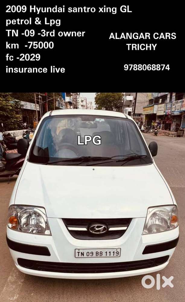 Hyundai Santro Xing GL, 2009, LPG