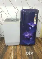 Lg latest flower model refrigerator & Onida automatic washing machine*