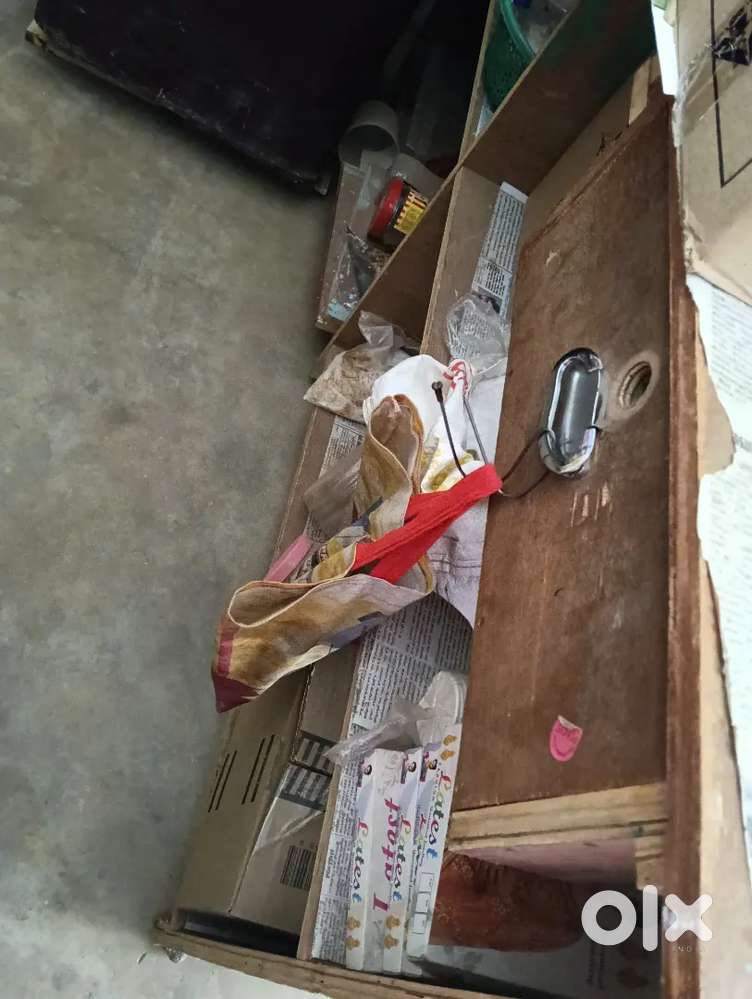 Grocery Shop plywood counter with front glass ( 2 counters )