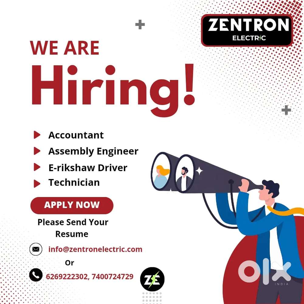 Electric vehicles manufacturing company job