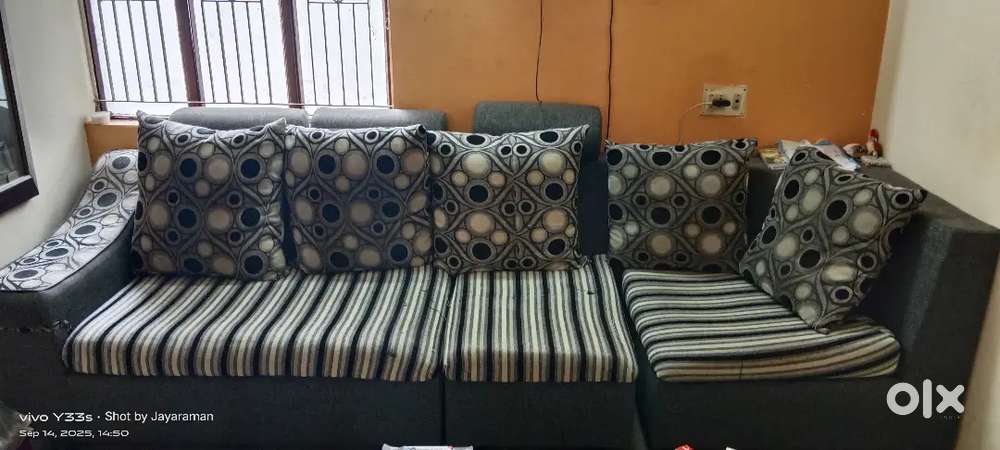 Corner sofa with 2 type.