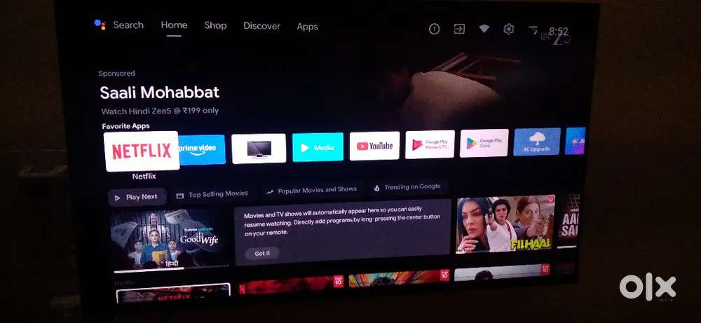 ONEPLUS SMART TV 52inch 2K QUALITY