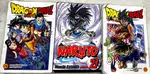 1) DRAGON BALL SUPER -19 , 2) NARUTO -27 3) DRAGON BALL SUPER-20