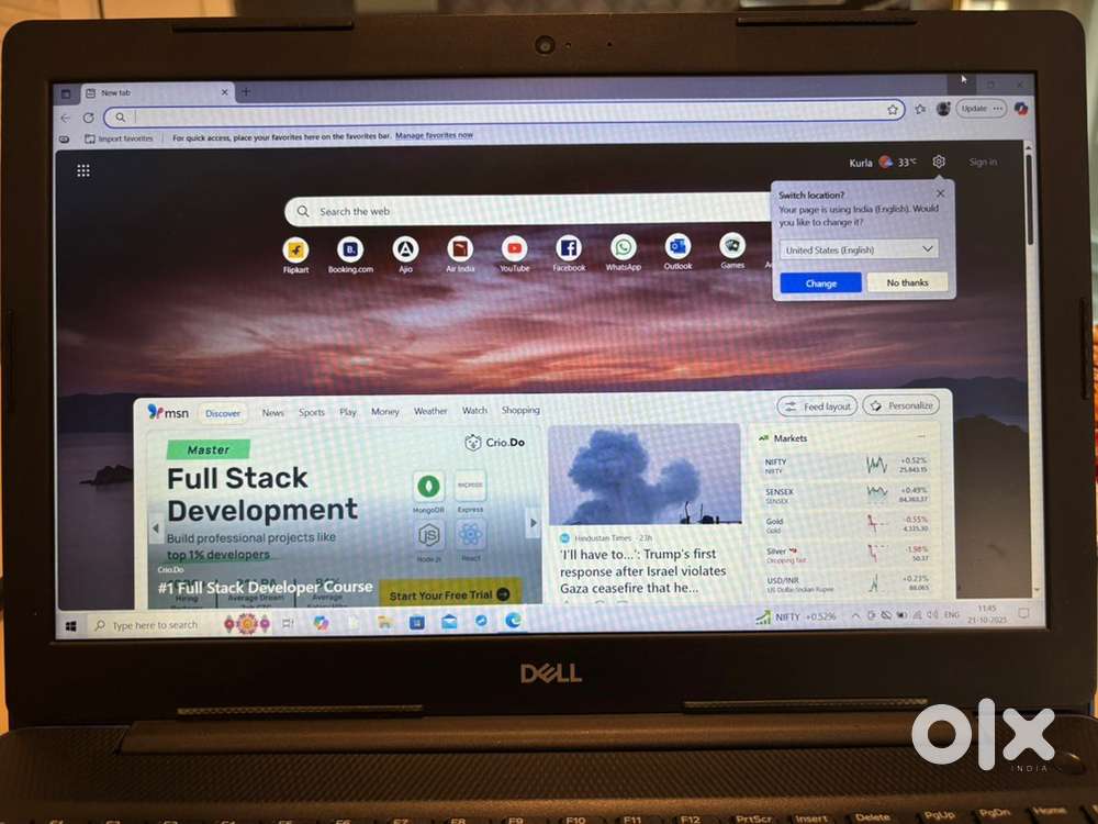 Dell Laptop  i3 7th Gen  8GB RAM  1TB HDD  Great Condition