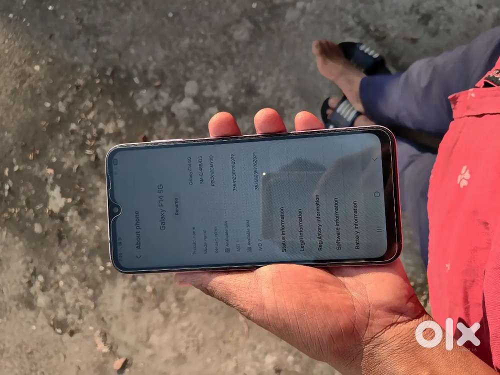 SAMSUNG F14 5G  6GB Ram 128GB Rom