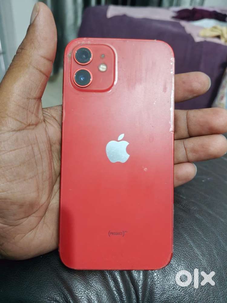 IPHONE 12 red 128 GB fully laminated