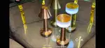 Portable Metal LED Table Lamp with Touch Sensor, 3 Levels Brightness
