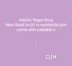 Adarsh Nagar Durg Dominoz se matra 100 m me plot available h only 100