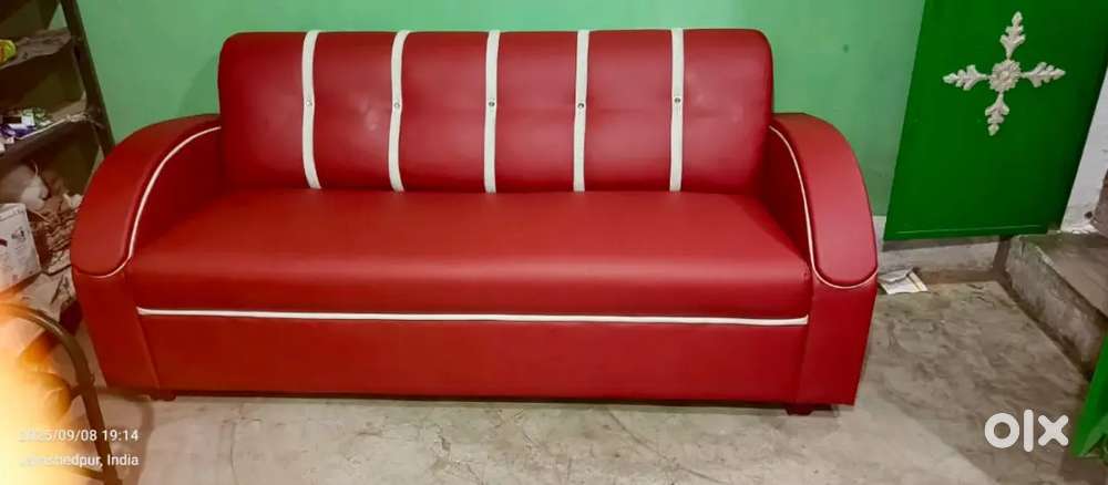 Three seater sofa and   three Pilo included