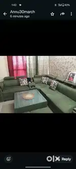 9 seater sofa with center table
