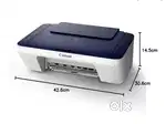 Canon pixma mg2577s print , copy , scan  blue and white  color