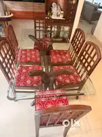 Premium 6 Seater Sheesham Wood Dining Table Set - Excellent Condition