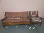 Wooden sofa