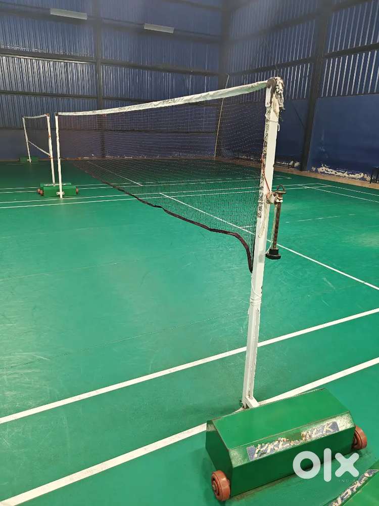 Portable Badminton Poles with Net