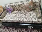 Brand new sofa cum bed for sell and sony tv 43 inch both