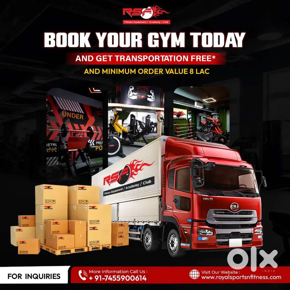 Fully commercial gym setup