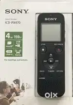 Sony ICD-PX470 4GB Audio Voice Recorder - Audio Notes, Voice Recording