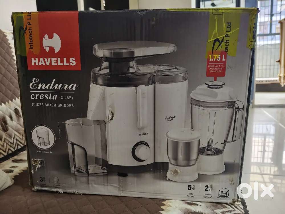 Havells Juicer Mixer grinder 3 jar