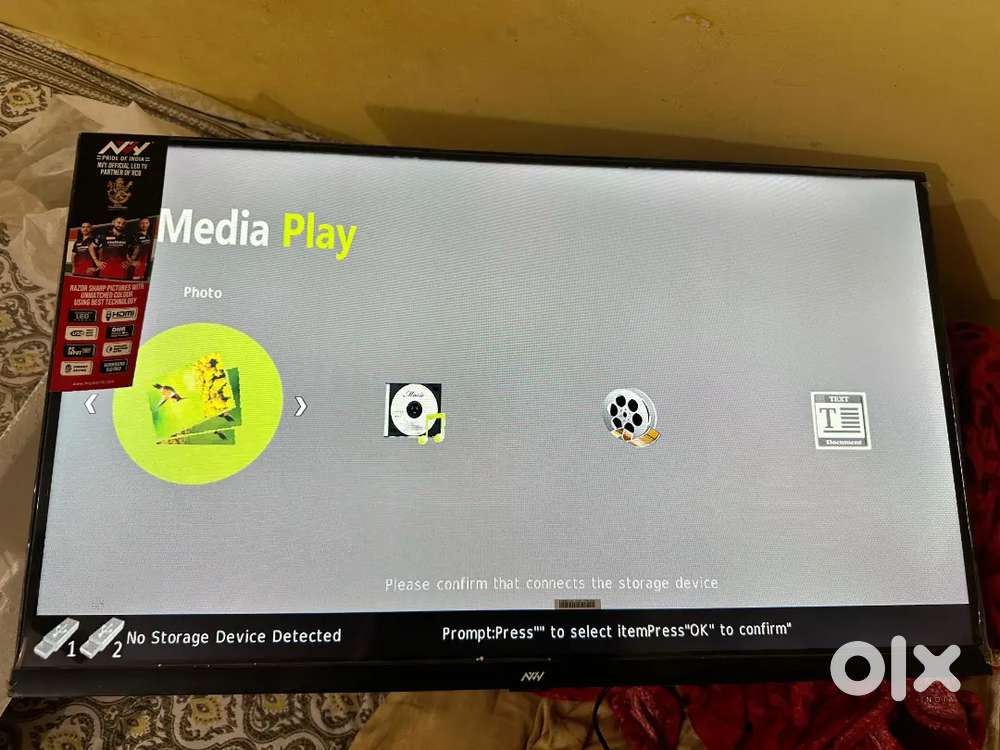 32 inch LED TV / FRAMELESS DISPLAY / NOT SMART TV / ELECTION CAMPAIGN