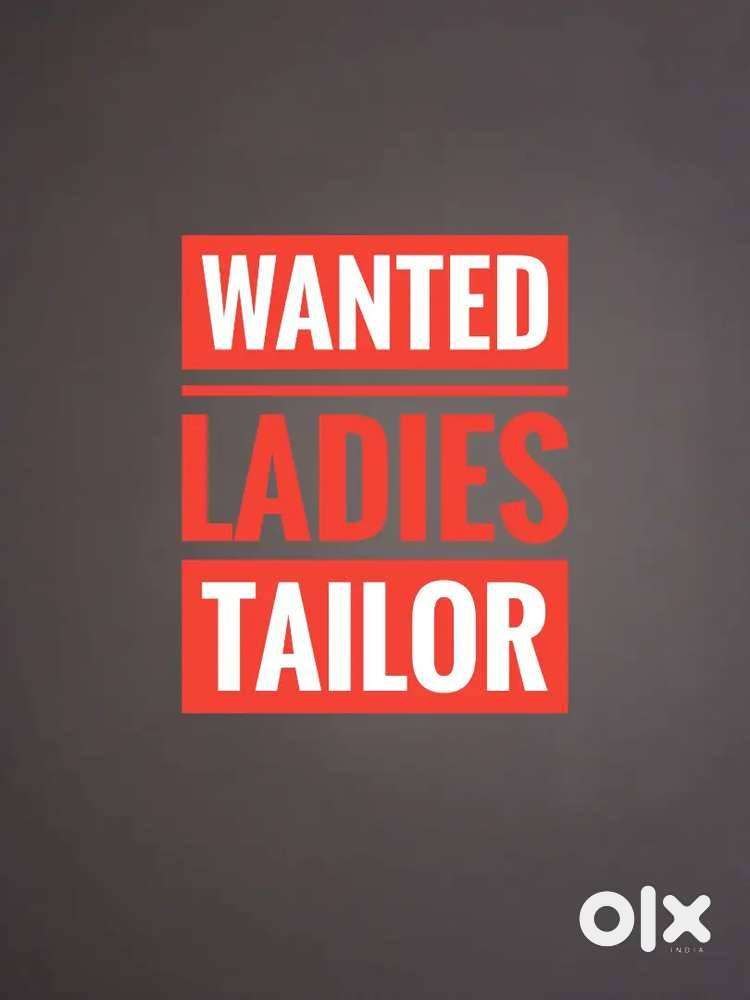 lady tailor with both cutting and stitching