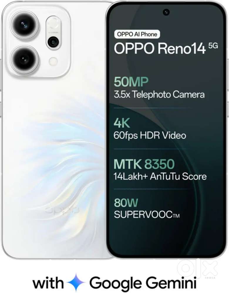 Oppo reno 14 (8/256)(01 DAY ONLY)