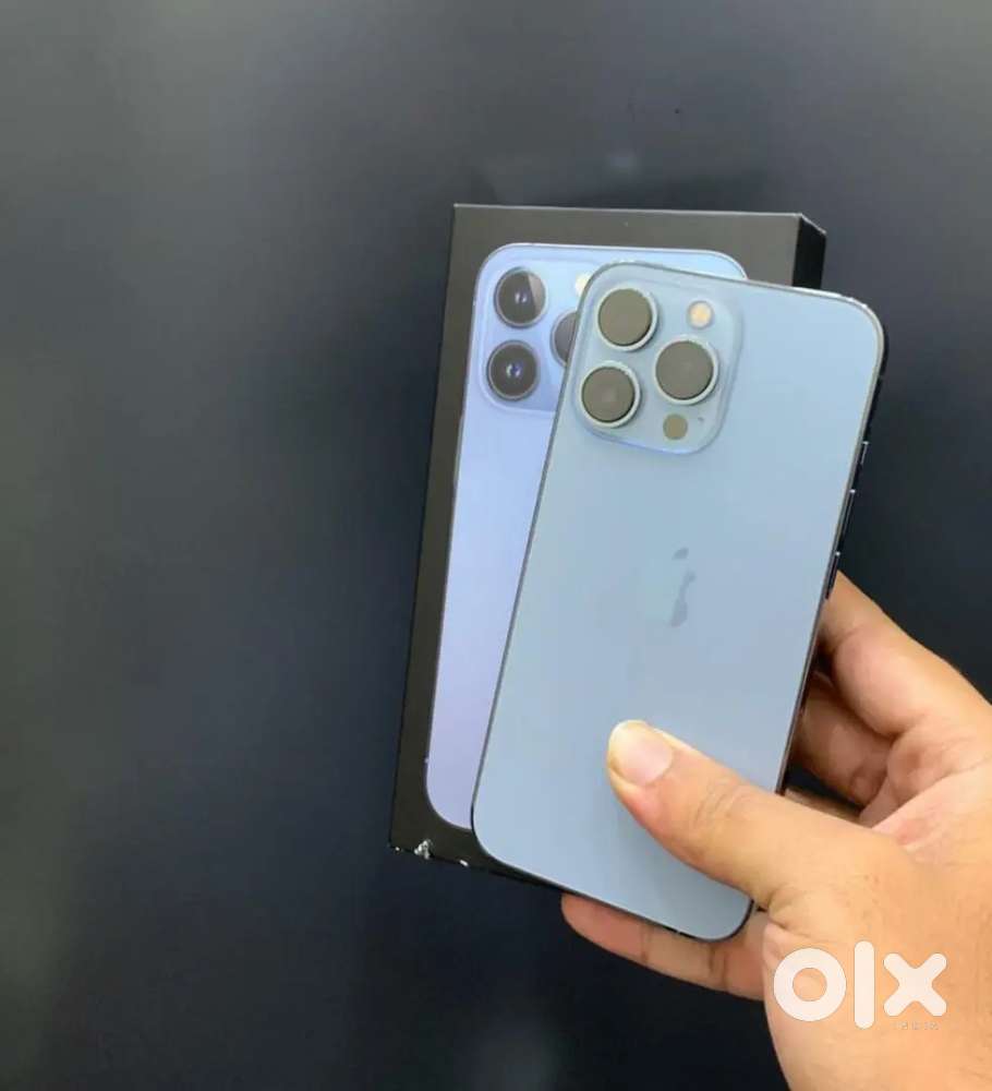 Sell my 4 months old Iphone 13 pro in sky bluecolour Need urgent money