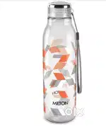 Water bottle 1000 ml comes in orange colour(quality product)
