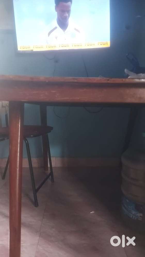 Dining table with one chair