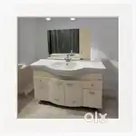White Wash Basin amd Seperate Mirror