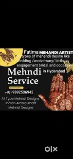 Fatima mehendi artists profishanal