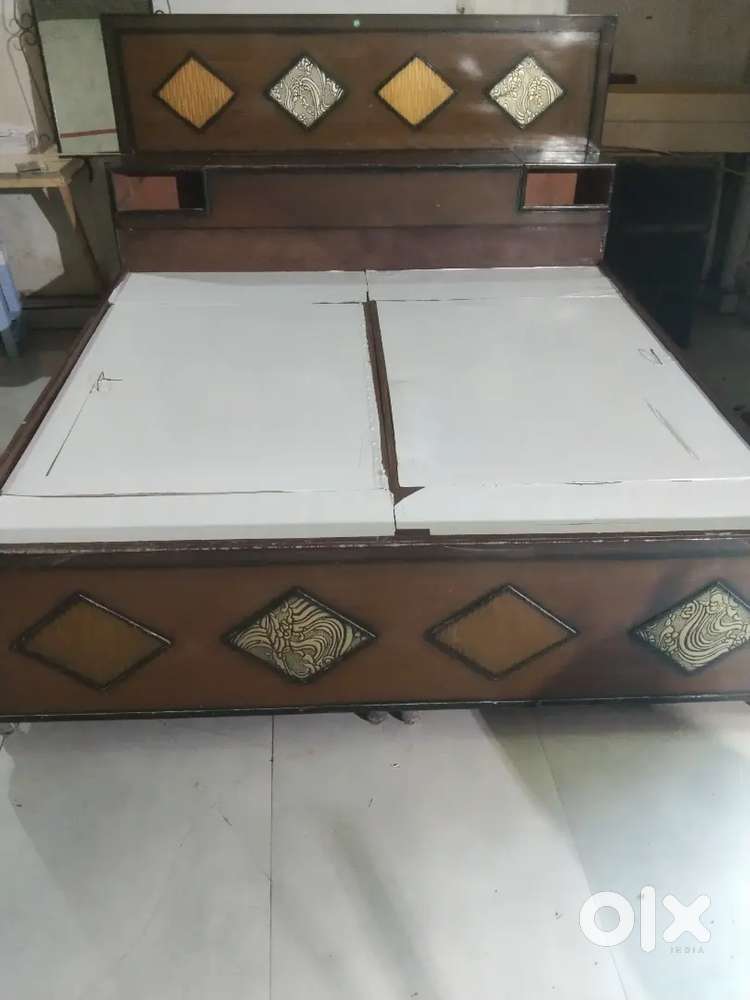 Storage Double bed with back storage