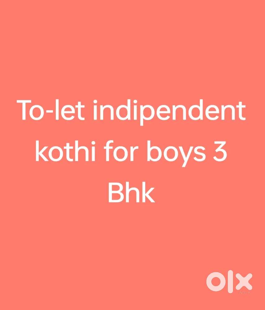 Only for boys per person rent